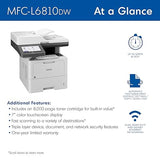 Brother MFC-L6810DW Enterprise Monochrome Laser All-in-One Printer with Low-Cost Printing & Large Paper Capacity New Model: MFCL6810DW