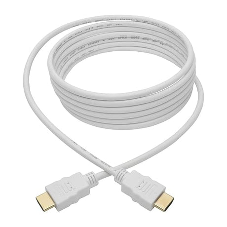 TRIPP LITE High Speed HDMI Cable, Ultra HD Digital Video Audio 4K at 30Hz M/M, 10', White 10 ft. White