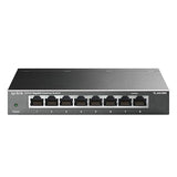 TP-Link TL-SG108S | 8 Port Gigabit Ethernet Switch | Desktop/Wall-Mount | Plug & Play | Fanless | Sturdy Metal | Limited Lifetime Protection | 802.1p/DSCP QoS & IGMP Snooping | Compact Design