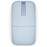 Dell MS700 Bluetooth Travel Mouse - Bluetooth 5.0 Pair/Microsoft Swift Pair Connectivity, Adjust DPI up to 4000, Optical LED Sensor, Touch Scroll with latest Touch Controller - Misty Blue