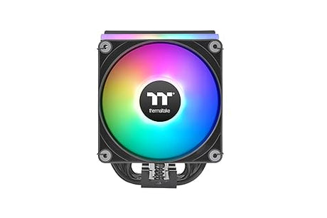 Thermaltake ASTRIA 400 ARGB CPU Cooler, Comaptible with Latest Intel LGA 1700 and AMD AM5 CPU, Single Tower, 230W TDP Cooling Power, CL-P120-CA12SW-A