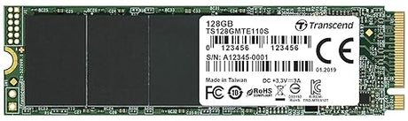 Transcend 128 GB - PCIe M.2 - Solid State Drive