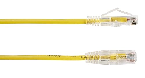 3Ft Yellow Cat6 Slim 28Awg Patc