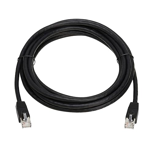 Tripp Lite Cat8 40G PoE Shielded Ethernet Cable, 12 Feet / 3.7 Meters, Black, High Speed, Power Over Ethernet, RJ45, Snagless SSTP, Male-to-Male, Network Patch LAN, (N272-F12-BK) 12 Feet Black