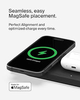 Belkin MagSafe 3-in-1 Wireless Charging Pad - Fast Wireless Charging for Apple Watch, iPhone 14, iPhone 13 & iPhone 12 Series, & AirPods - MagSafe Charging Station for Multiple Devices - Black 3 in 1 Pad Black