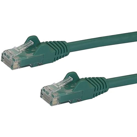 StarTech.com 75ft CAT6 Ethernet Cable - Green CAT 6 Gigabit Ethernet Wire - 650MHz 100W PoE RJ45 UTP Network/Patch Cord Snagless w/Strain Relief Fluke Tested/Wiring is UL Certified/TIA (N6PATCH75GN) Green 75 ft / 22.8 m 1 Pack