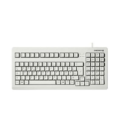 Cherry - G80-1800LPCEU-0 G80 Compact Industrial Keyboard - 104 Keys Grey
