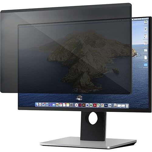 AddOn 24 in. Anti-Blue Light Privacy Screen with Adhesive Tabs - 16:10 Ratio Tinted Clear