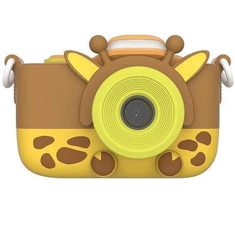 Kids Digital Camera 16MP Photo 1080p Video myFirst Camera 3 with Selfie & Macro Lens Memory Card Storage up to 32GB, Includes Shockproof Case for Kids Age 4-15 (Yellow)