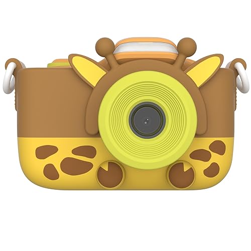 Kids Digital Camera 16MP Photo 1080p Video myFirst Camera 3 with Selfie & Macro Lens Memory Card Storage up to 32GB, Includes Shockproof Case for Kids Age 4-15 (Yellow)