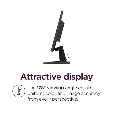 Lenovo D24-40 Monitor, 23.8 FHD Display, Tilt Stand, HDMI and VGA Ports, 75Hz Refresh Rate, AMD FreeSync, 250 nits, Raven Black 24 FHD 75Hz