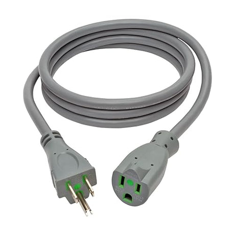 Tripp Lite P024-006-GY-HG 6ft Hospital Medical Power Extension Cord 5-15P HG 5-15R HG 120V 15A Gray 6' 6 ft.