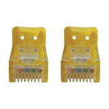 Tripp Lite Cat6a 10G Ethernet Cable, Snagless Molded UTP Network Patch Cable (RJ45 M/M), Yellow, 3 Feet / 0.9 Meters, Manufacturer's Warranty (N261-003-YW)