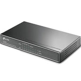 TP-Link TL-SG1008P 8 Port Gigabit PoE Switch 4 PoE+ Ports @64W Desktop Plug & Play Sturdy Metal w/ Shielded Ports Fanless QoS & IGMP Snooping,Black 8 Port w/ 4 PoE+ Port, 64W 8 Port w/ 4-Port PoE+