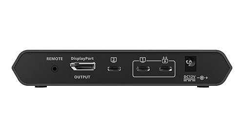 IOGEAR Access Pro Plus 2-Port USB-C Desktop KVM Switch, 4X USB Hub, DP Output in 4K 60Hz, DP 1.4 Alt Mode, Switch between 2 devices. Switch between Android Tablet or Apple iPad, PC and Mac, GCS1602CC