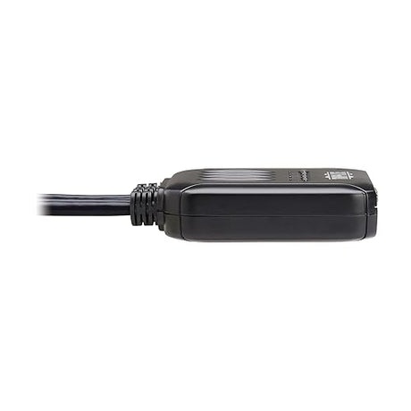 Tripp Lite 4-Port KVM Switch with Built-in VGA Cables Audio & USB for Keyboard Mouse, Desktop PC, 4 Computers 1 Monitor, Plug and Play - Windows, macOS, Linux Compatible - 3-Year Warranty (B032-VUA4)