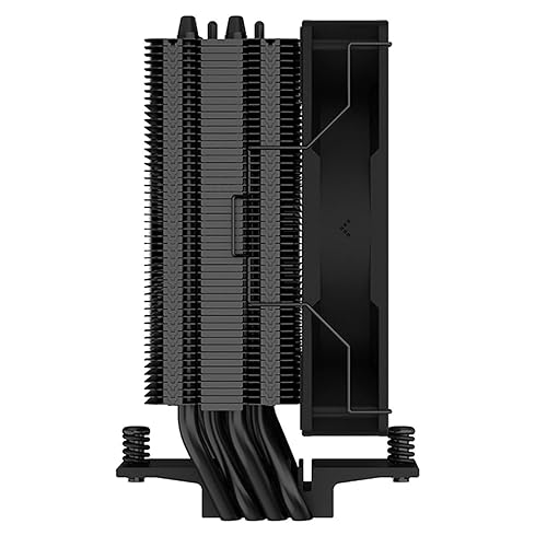 DeepCool AG400 BK ARGB Single-Tower CPU Cooler, 120mm Static ARGB Fan, Direct-Touch Copper Heat Pipes, Intel/AMD Support