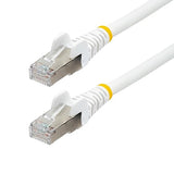 StarTech.com 75ft White CAT6a Ethernet Cable, Snagless RJ45, 10GbE, 100W PoE++, S/FTP, 500MHz, 27AWG Pure Bare Copper, LSZH