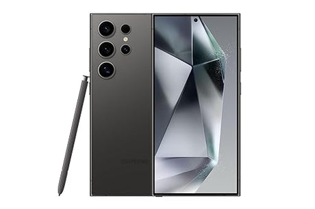 AI Enabled Samsung Galaxy S24 Ultra 5G (Unlocked, CAD Version & Warranty) Titanium Black 512GB, S Pen, 120 Hz AMOLED Display, 200MP Camera, Nightography Titanium Black 512 GB S24 Ultra Phone Only