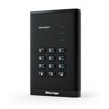 iStorage diskAshur3 SSD 2TB Black - Secure Portable Solid State Drive - Password Protected - Dust & Water Resistant - Hardware Encryption 2TB SSD Diamond Black