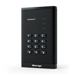 iStorage diskAshur3 HDD 2TB Black - Secure Portable Hard Drive - Password Protected - Dust & Water Resistant - Hardware Encryption 2TB HDD Diamond Black