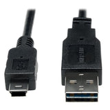 Tripp Lite 6ft USB 2.0 High Speed Cable Reversible A To 5Pin Mini B M/M
