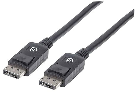 2TC3616 - Manhattan DisplayPort Male/Male Monitor Cable, 3.3', Black