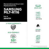 Clover Remanufactured Drum Unit Replacement for Samsung Mlt-R116 | Black