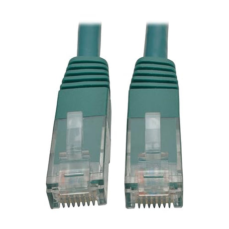 Tripp Lite Cat6 Cat5e Gigabit Molded Patch Cable RJ45 M/M 550MHz 3 ft. Green