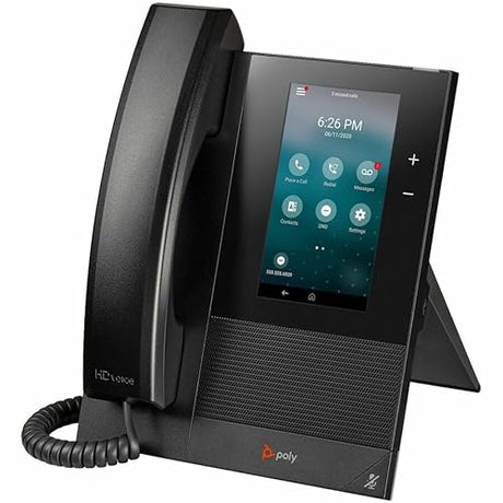 Poly CCX 400 IP Phone - Corded - Corded - Wall Mountable, Desktop - Black - 24 x Total Line - VoIP - 2 x Network (RJ-45) - PoE Ports