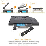 ICY DOCK 2.5 SSD / HDD Hot-Swap SATA Mobile Rack for 9.5mm Ultra Slim CD/DVD-ROM Optical Bay | ToughArmor MB411SPO-2B (Fits 9.5mm Height ODD Slot)