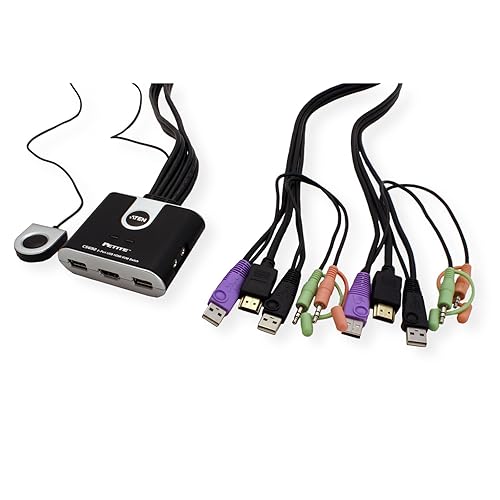 Aten Technologies CS692 2-Port USB HD Video/Audio KVM Switch