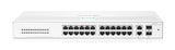 HPE Networking Instant On Switch Series 1430 26-Port Gb Unmanaged Layer 2 Ethernet Switch | 26x 1G | 2X SFP Uplink Ports | Fan-Less | US Cord (R8R50A#ABA) 26G 2SFP