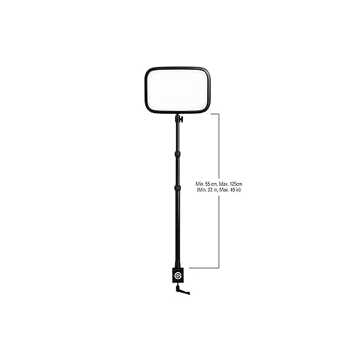 Elgato Key Light - Professional 2800 lumens Studio Light with desk clamp for Streaming, Recording and Video Conferencing, Temperature and Brightness app-adjustable on Mac, PC, iOS, Android