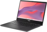 ASUS Chromebook Business Laptop, 14 FHD Display, 8-Core MediaTek Kompanio 520, 16GB RAM, 64GB eMMC+128GB Micro SD, Wi-Fi 6, Bluetooth, Chrome OS, with Microsoft Office Lifetime License&Laptop Stand