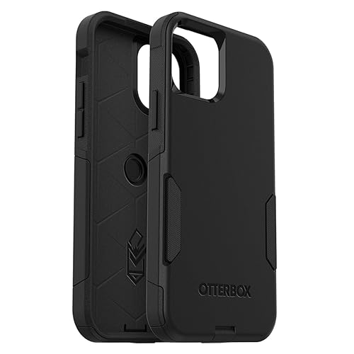 OtterBox Commuter Case for iPhone 12 / iPhone 12 Pro, Shockproof, Drop Proof, Rugged, Protective Case, 3X Tested to Military Standard, Antimicrobial Protection, Black