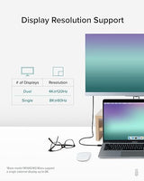 Plugable Thunderbolt 4 Cable [Thunderbolt Certified] - 3.3ft USB4 Cable with 100W Charging, Single 8K or Dual 4K Displays, 40Gbps Data Transfer | Compatible with Thunderbolt, USB4, USB-C - Driverless 1M