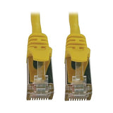 Tripp Lite Cat6a 10G Ethernet Cable, Snagless Molded Slim STP Network Patch Cable (RJ45 M/M), Yellow, 5 Feet / 1.5 Meters, Manufacturer's Warranty (N262-S05-YW)