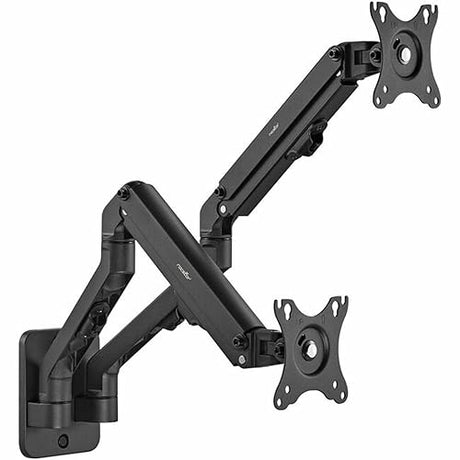 Rocstor Y10N014-B1 Ergoreach Ew1 Premium Dual Ergonomic Monitor Arm Supports Up To Two 27display