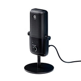 Elgato Wave:3 - Premium Studio Quality USB Condenser Microphone for Streaming, Podcast, Gaming and Home Office, Free Mixer Software, Sound Effect Plugins, Anti-Distortion, Plug ’n Play, for Mac, PC Black Microphone