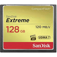 Sandisk Extreme 128GB CompactFlash Memory Card (SDCFXSB-128G-G46), Black