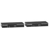 Black Box KVM Extender KIT Over Fiber - 4K30, Single-Head, DISPLAYPORT, USB 2.0 HUB, SERIA