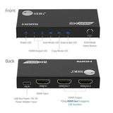 SIIG 1x2 8K 60Hz HDMI 2.1 Splitter with VRR/ALLM - Up to 8K@60Hz, 1 HDMI in 2 Out, HDCP 2.3, LPCM 7.1ch, Compatible with DTS-HD/Dolby Digital/Dolby TrueHD, Downscaler, EDID Management