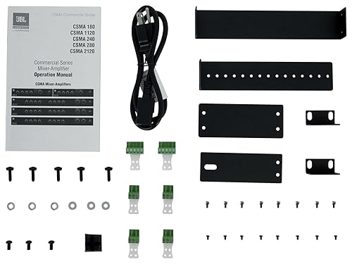 JBL Professional CSMA1120 Commercial Series Single-Channel 120-Watt Powered Audio Mixer/Amplifier 120-Watt Single-channel