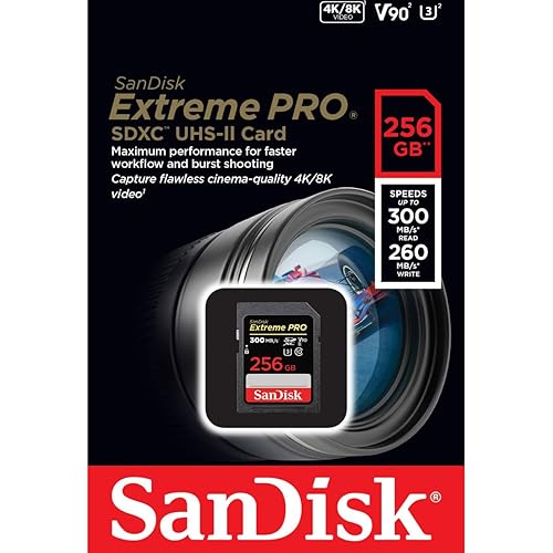 SanDisk 256GB Extreme PRO UHS-II SDXC Memory Card