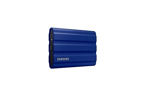 Samsung T7 Shield 1TB Externo USB 3.2 Gen 2 Unidad De Estado Sólido Resistente IP65 Resistente Al Agua - Azul