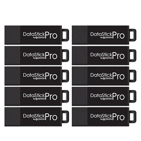 Centon Electronics MP ValuePack USB 3.0 Pro (Black), 128GB x 10 S1-U3P6-128G-10B