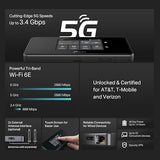TP-Link 5G Mobile WiFi Hotspot (M8550) – WiFi 6E AXE3600, 5G/4G LTE, Tri-Band, Touchscreen, 2.5Gbps LAN/WAN Port, Up to 32 Devices, 4680mAh Battery, USB-C, microSD Slot, Unlocked WiFi 6E | AXE36005G | Mobile WiFi Hotspot