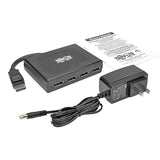 Tripp Lite B156-004-V2 4-Port DisplayPort Multi Stream Transport MST Hub, DP 1.2 to DP, UHD 4Kx2K