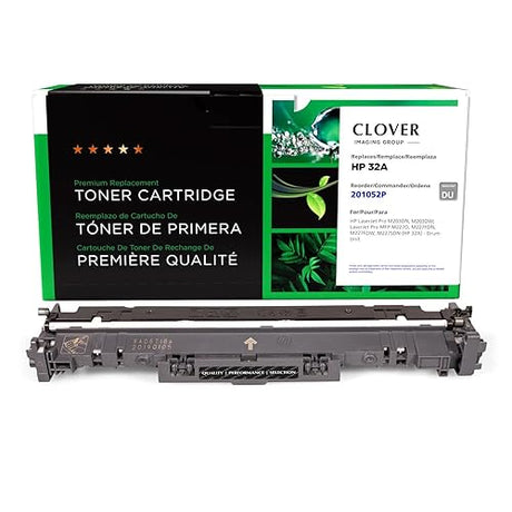 Clover Remanufactured Drum Unit Replacement for HP 32A (CF232A) | Black